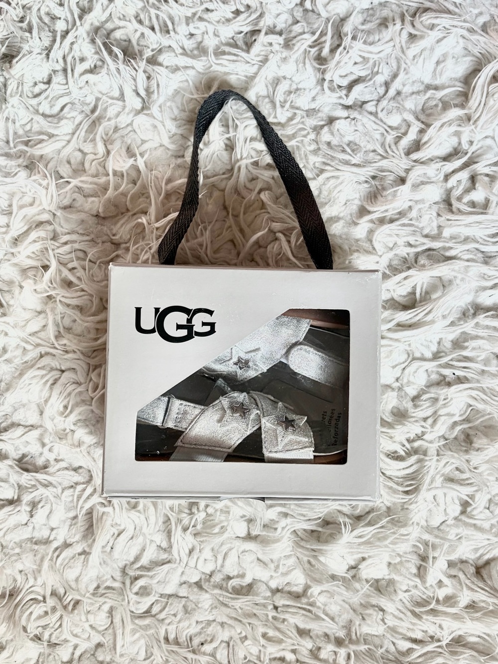 UGG Silver girls toddler’s Sandal